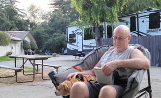 Judith P.'s photo of camping with pets at Santa Cruz Ranch Campground near Santa Cruz, CA