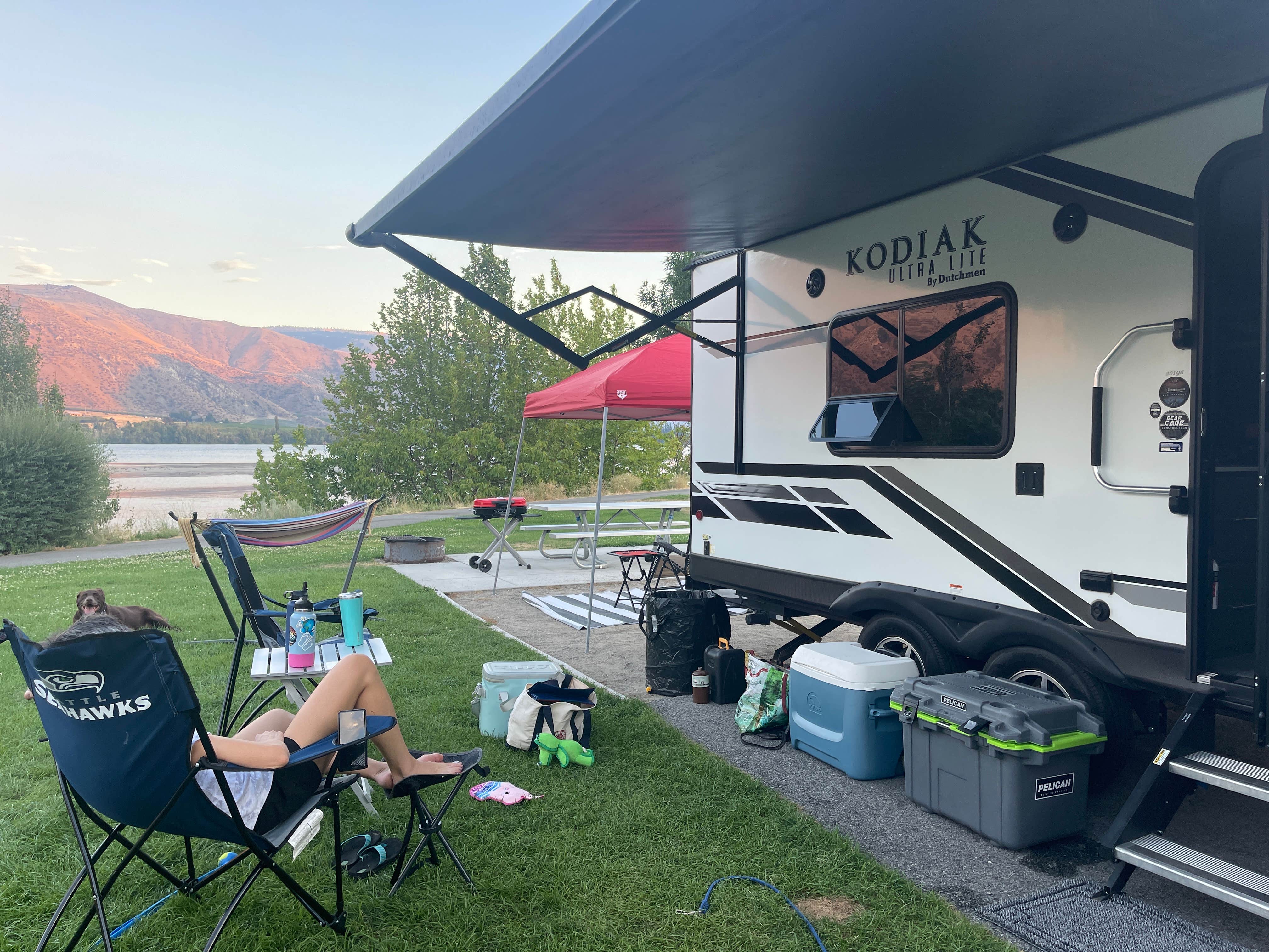 Michelle P.'s photo of rv camping at Entiat City Park near Wenatchee, WA