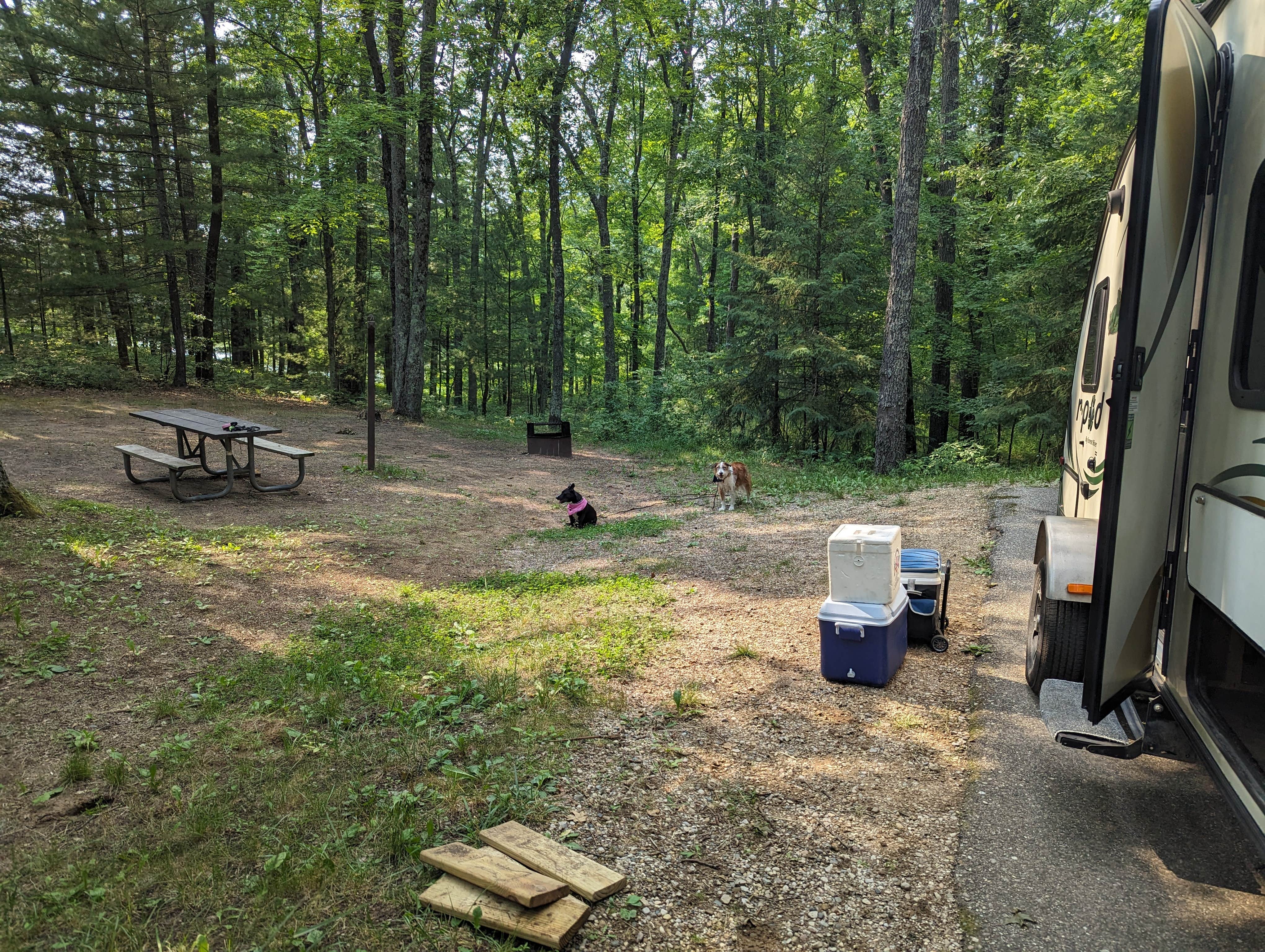 loujimi47's photo at Nichols Lake South Campground near Hesperia, MI