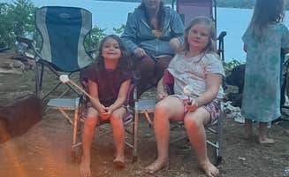 Samantha S.'s photo of camping with pets at Old Orchard Park Campground near Glennie, MI