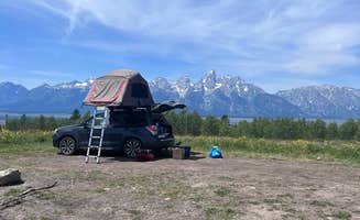 Amber M.'s photo of tent camping at Shadow Mountain - Dispersed Campsite #10 near Felt, ID