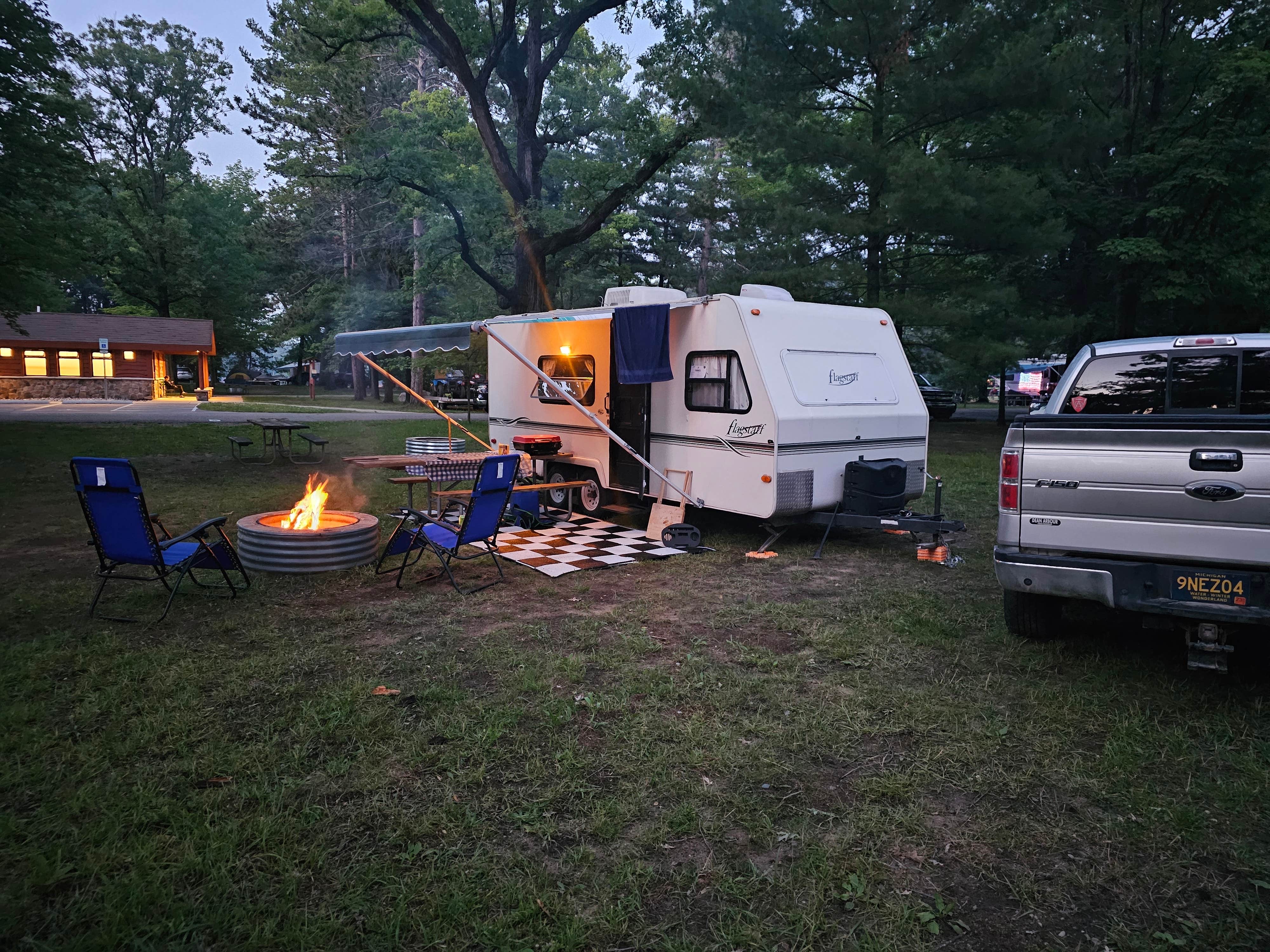Camping near Mud Lake State Forest Campground: Wilson State Park Campground, Farwell, Michigan