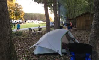 Camping near Hello Darlin Farms: The Beautiful Rock Campground, RV, and Music Park, Rockmart, Georgia