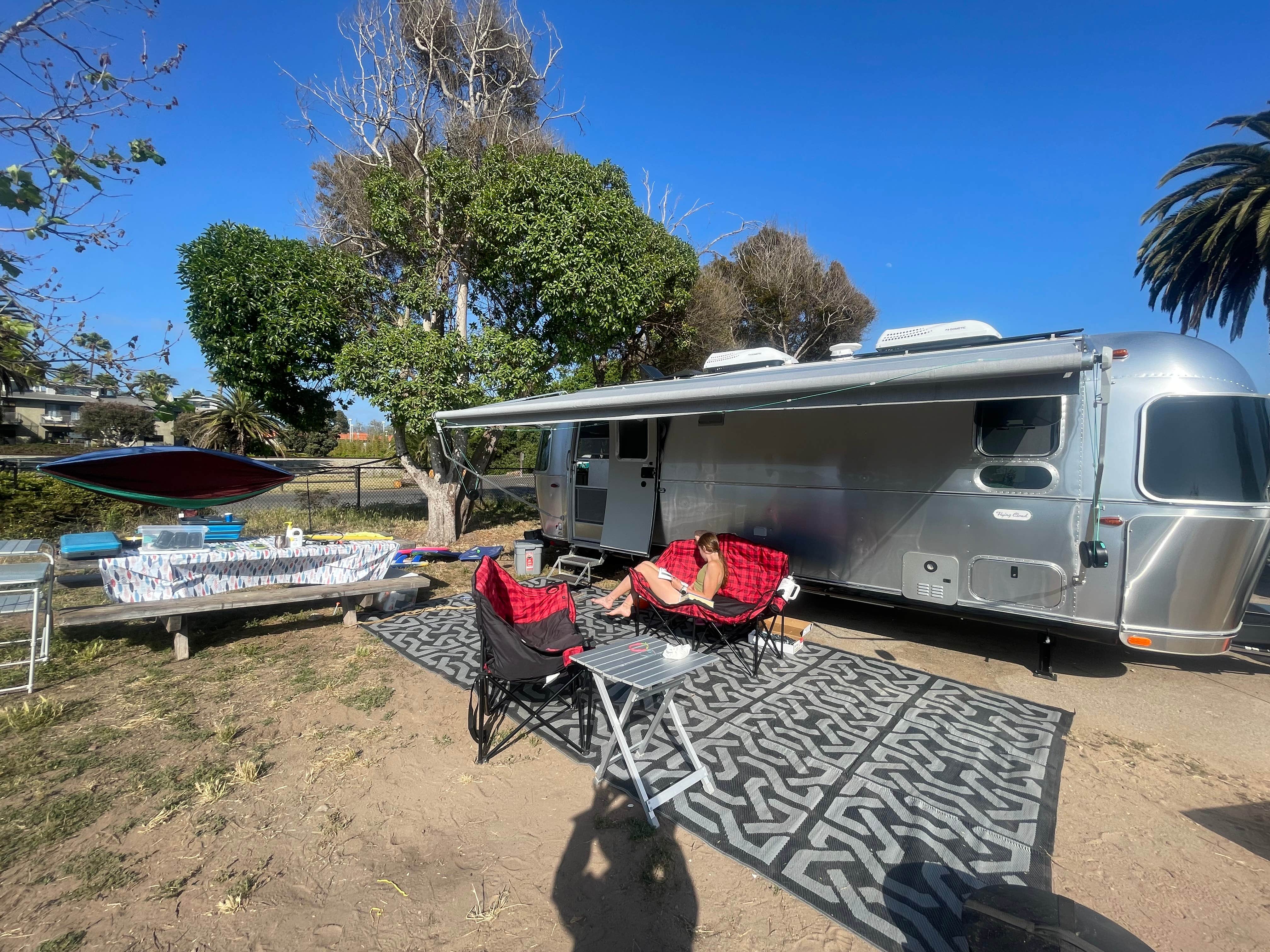 Emily S.'s photo of rv camping at Santa Cruz Campground — Carpinteria State Beach near Ojai, CA