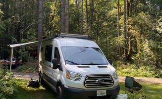 Arehn M.'s photo of rv camping at Marmot House Old Growth Forest near Estacada, OR