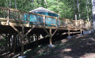 Stephanie J.'s photo of a cabin at Royal Oak Campground — Hungry Mother State Park near Ceres, VA