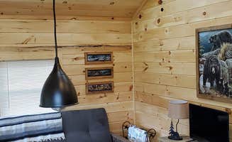 John H.'s photo of camping with pets at Riverside Campground and Cabins near Carr Creek Lake