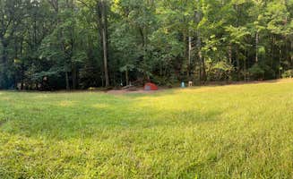 Glacia C.'s photo of tent camping at Little River Backcountry Campground — South Mountains State Park near Catawba, NC
