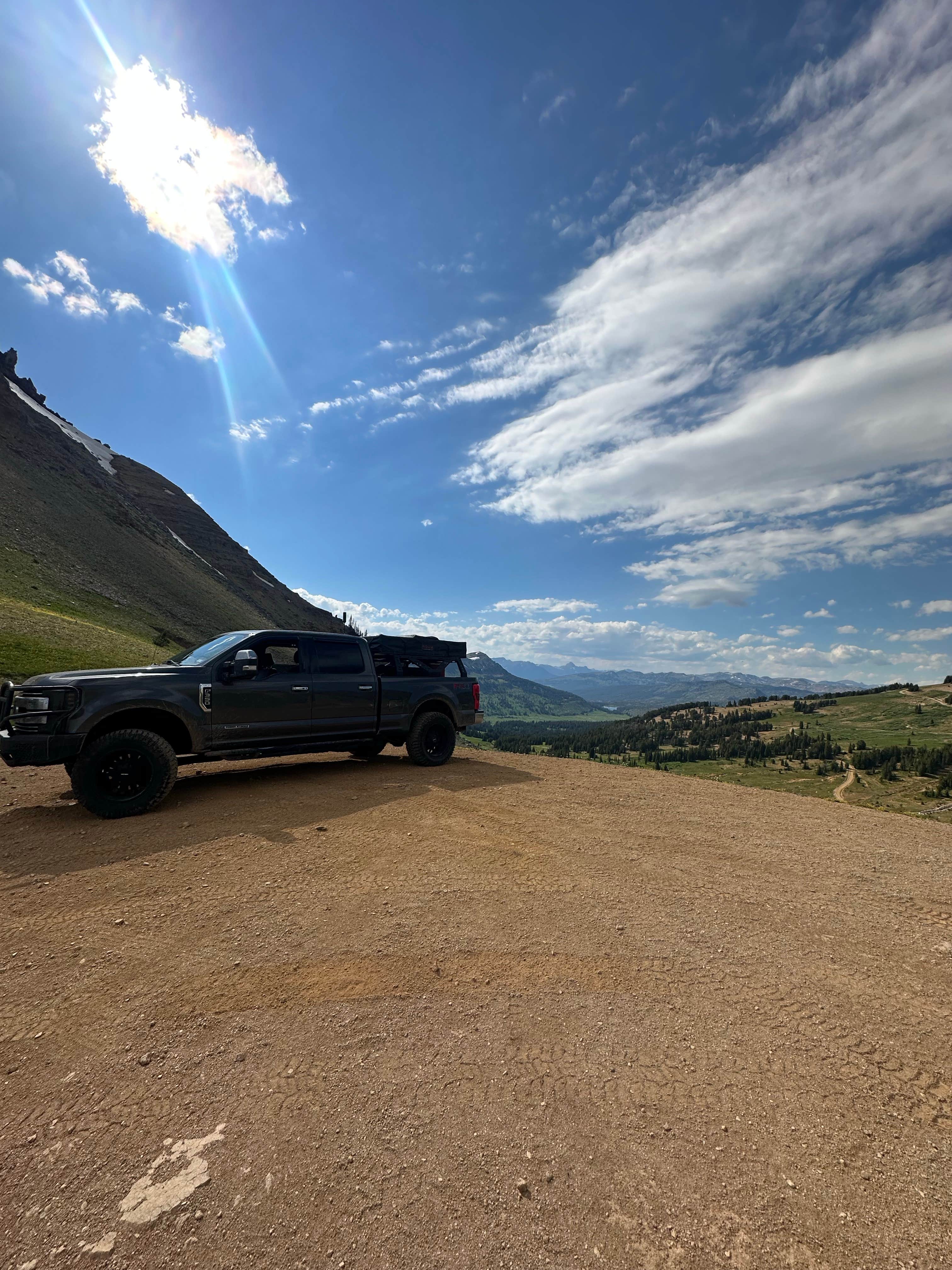 Rosstin W.'s photo of a dispersed camping area at Lady of the Lake Trail on Lulu Pass near Roscoe, MT