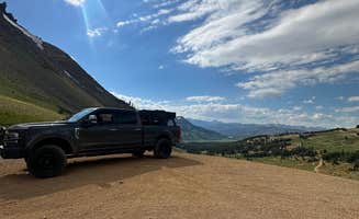 Rosstin W.'s photo of a dispersed camping area at Lady of the Lake Trail on Lulu Pass near Red Lodge, MT