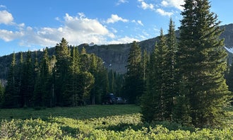Camping near Pelican Cone Cabin — Yellowstone National Park: Lady of the Lake Trail on Lulu Pass, Cooke City, Montana
