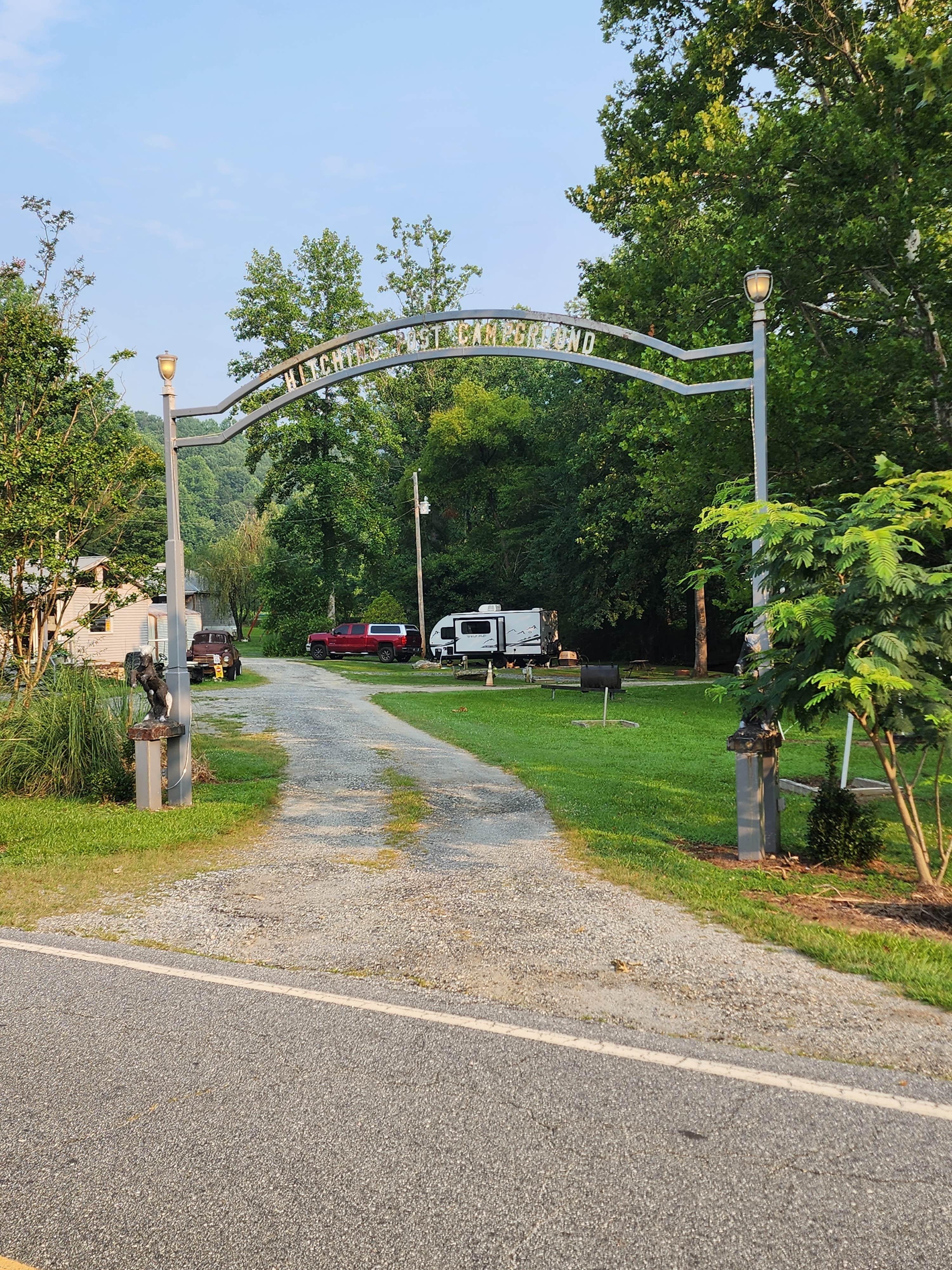 Camper-submitted photo at Hitching Post Campground near Zirconia, NC