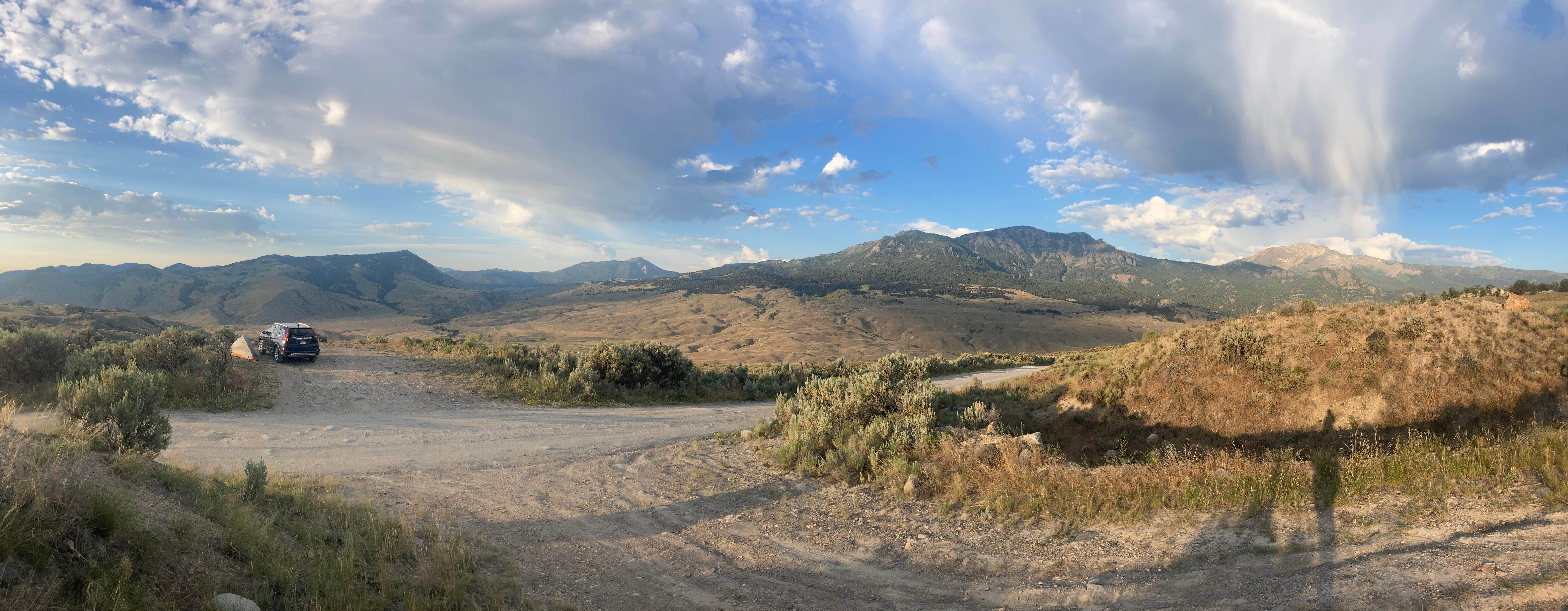 Marguerite M.'s photo of a dispersed camping area at Travertine Road Dispersed - Yellowstone near Custer Gallatin National Forest