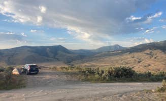 Marguerite M.'s photo of tent camping at Travertine Road Dispersed - Yellowstone near Bozeman, MT
