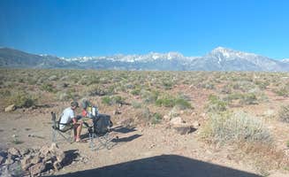 Kristyn C.'s photo of a dispersed camping area at Volcanic Tableland BLM Dispersed Camping near Big Pine, CA
