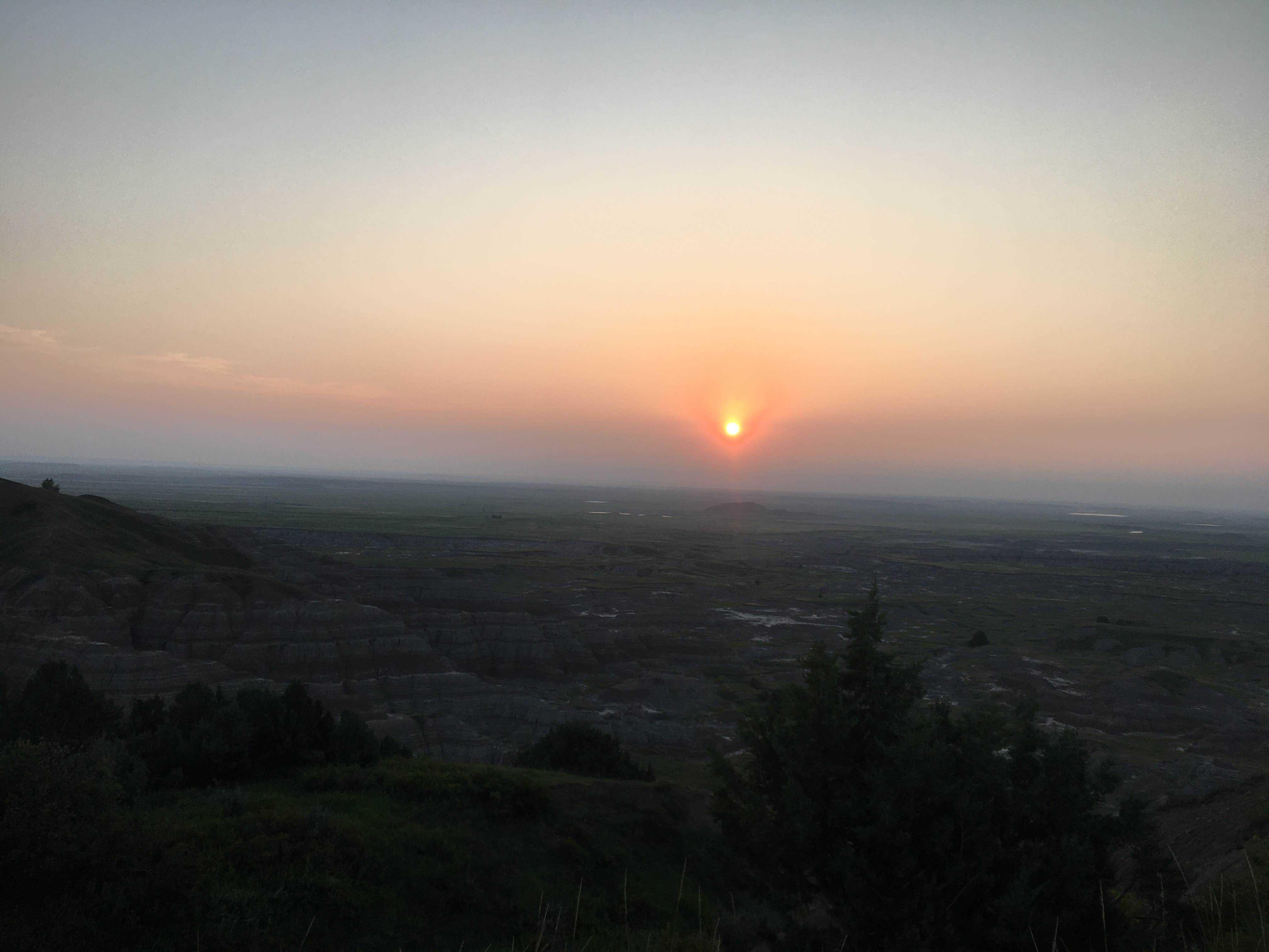 Michelle J.'s photo of a dispersed camping area at The Wall Boondocking Dispersed near Interior, SD