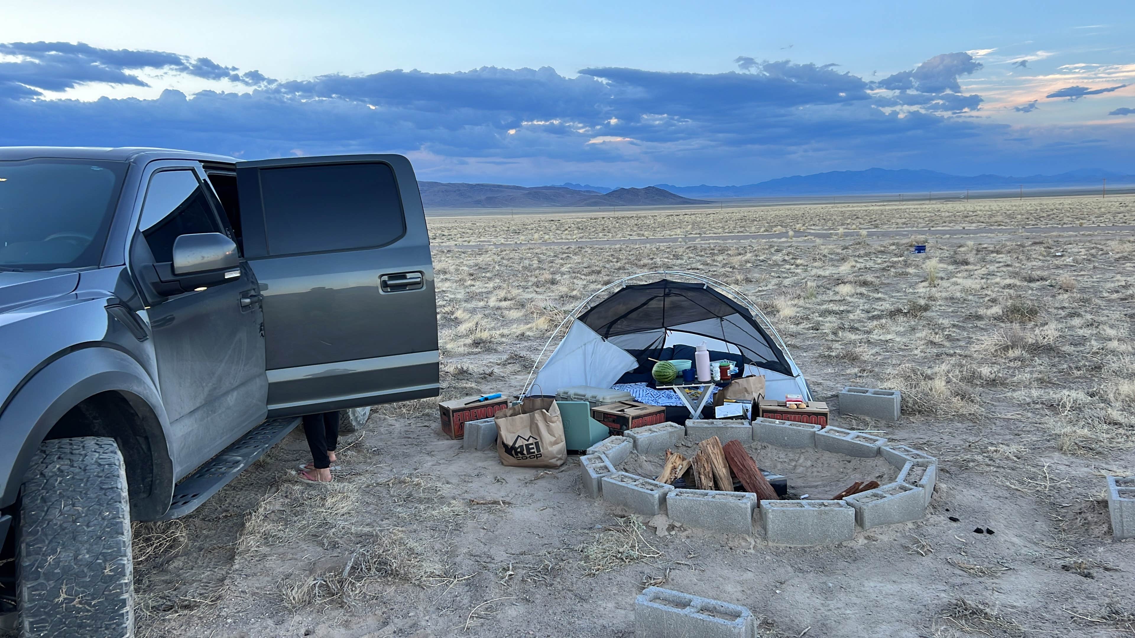 Camper submitted image from Area 51 Stake Out - Dreamland Camp - 4