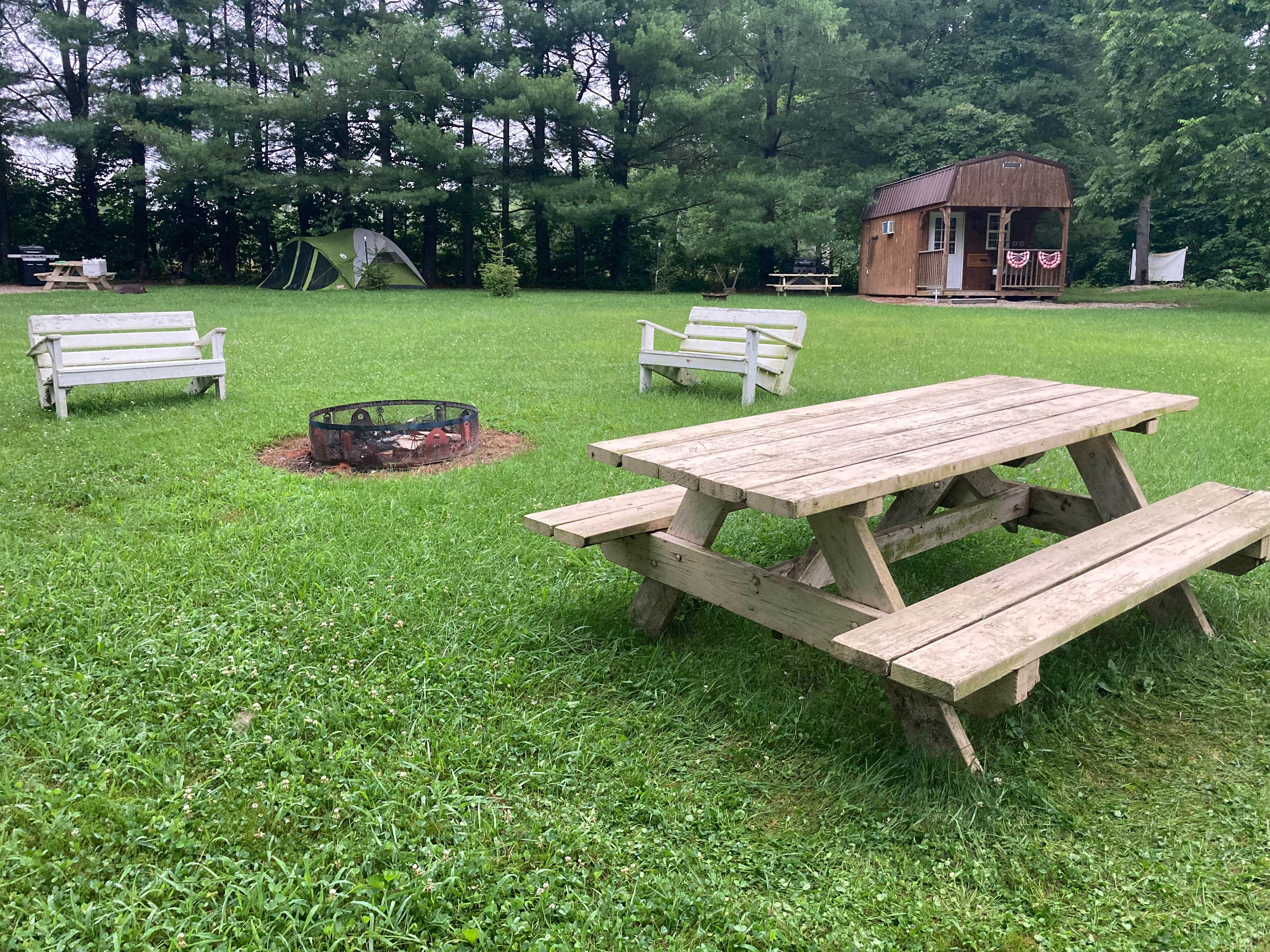 Missy R.'s photo of tent camping at Pops Place Camping near Lancaster, OH