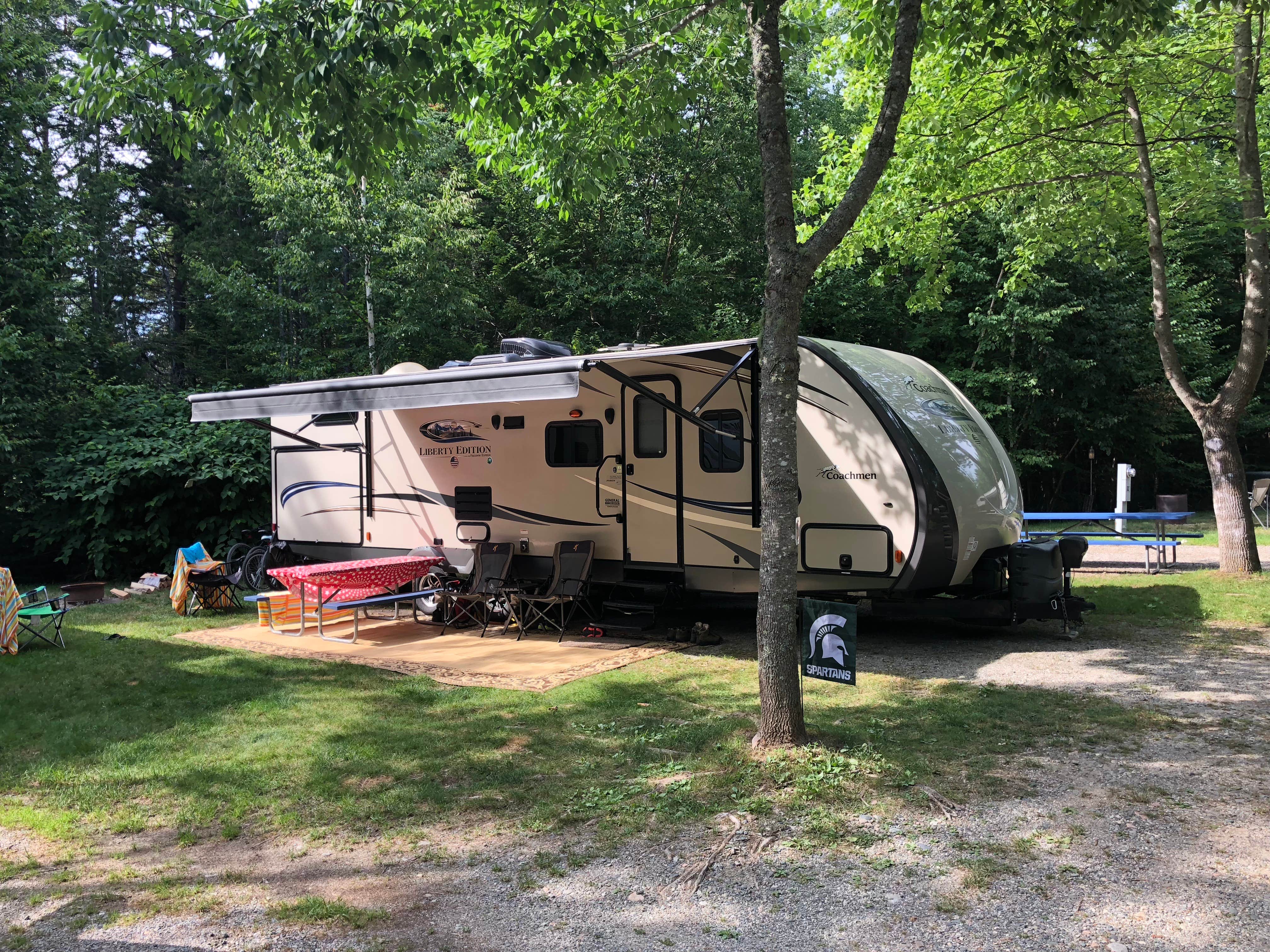 Erin S.'s photo of rv camping at Smuggler's Den Campground near Salsbury Cove, ME