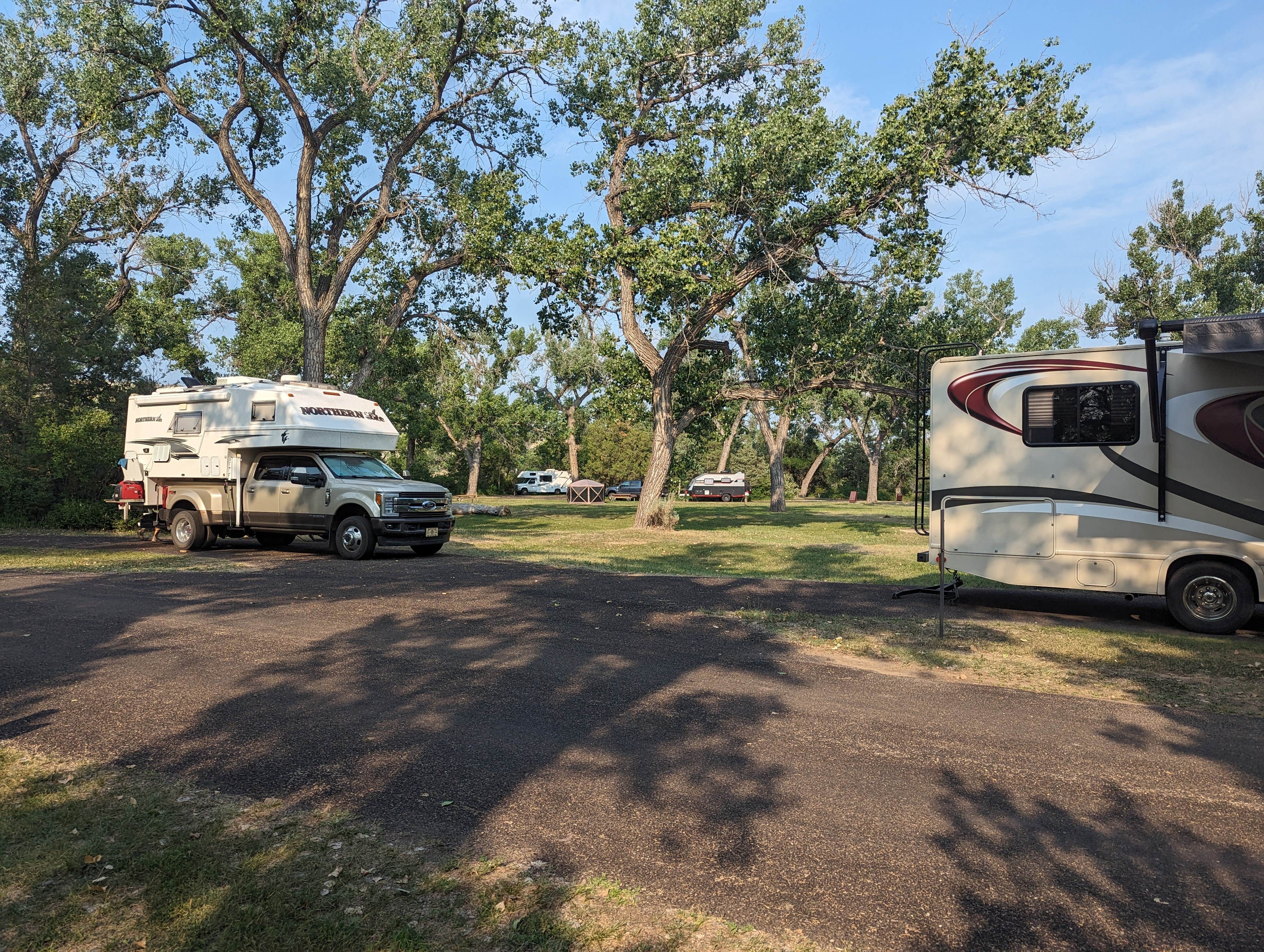 Kristi D.'s photo of rv camping at Cottonwood Campground — Theodore Roosevelt National Park near Fairfield, ND