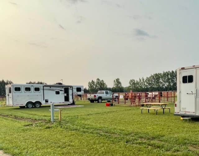 Penny G.'s photo of rv camping at Geitner Homestead Equine Campground near Jacksonport, WI