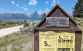 Kristi D.'s photo of a dispersed camping area at Shadow Mountain Campground near Grand Teton National Park