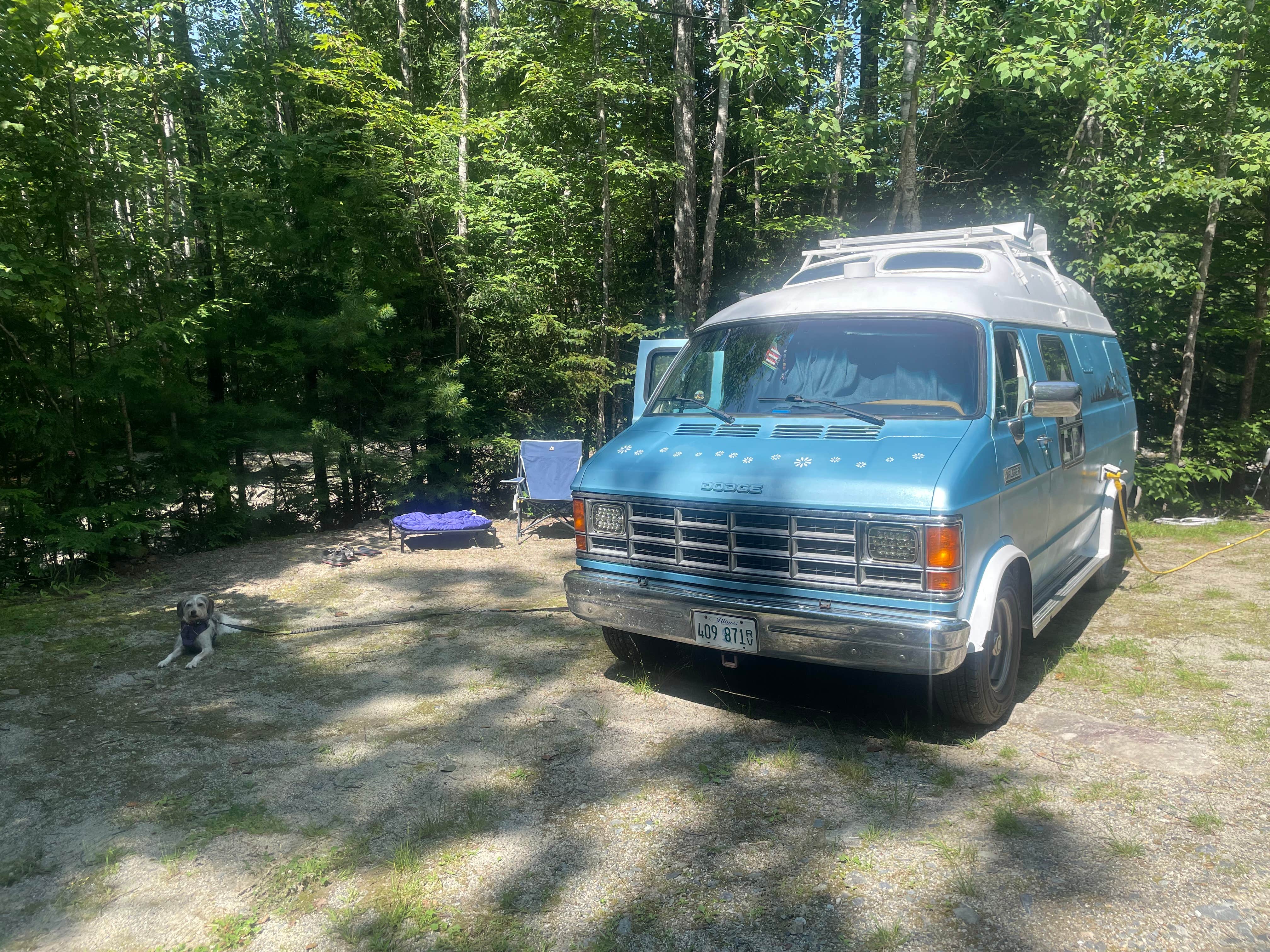 Theresa I.'s photo of rv camping at Wilderness Edge Campground near Guilford, ME