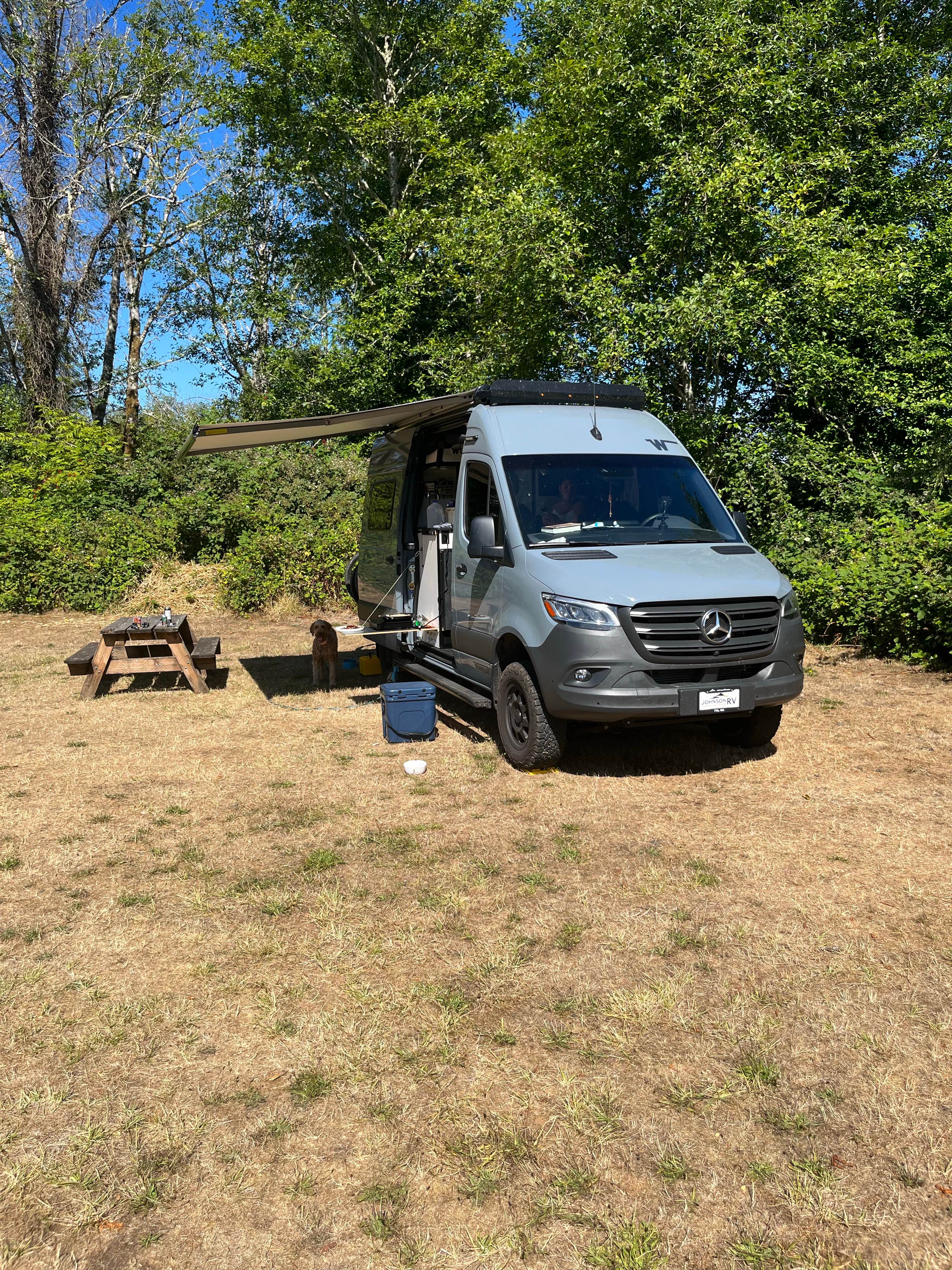 kimberly W.'s photo of camping with pets at Thousand Trails Seaside near Hammond, OR