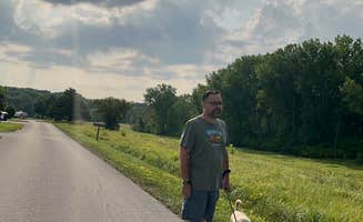 Stephanie S.'s photo of camping with pets at Bob Shelter Recreation Area & Campground near Des Moines, IA