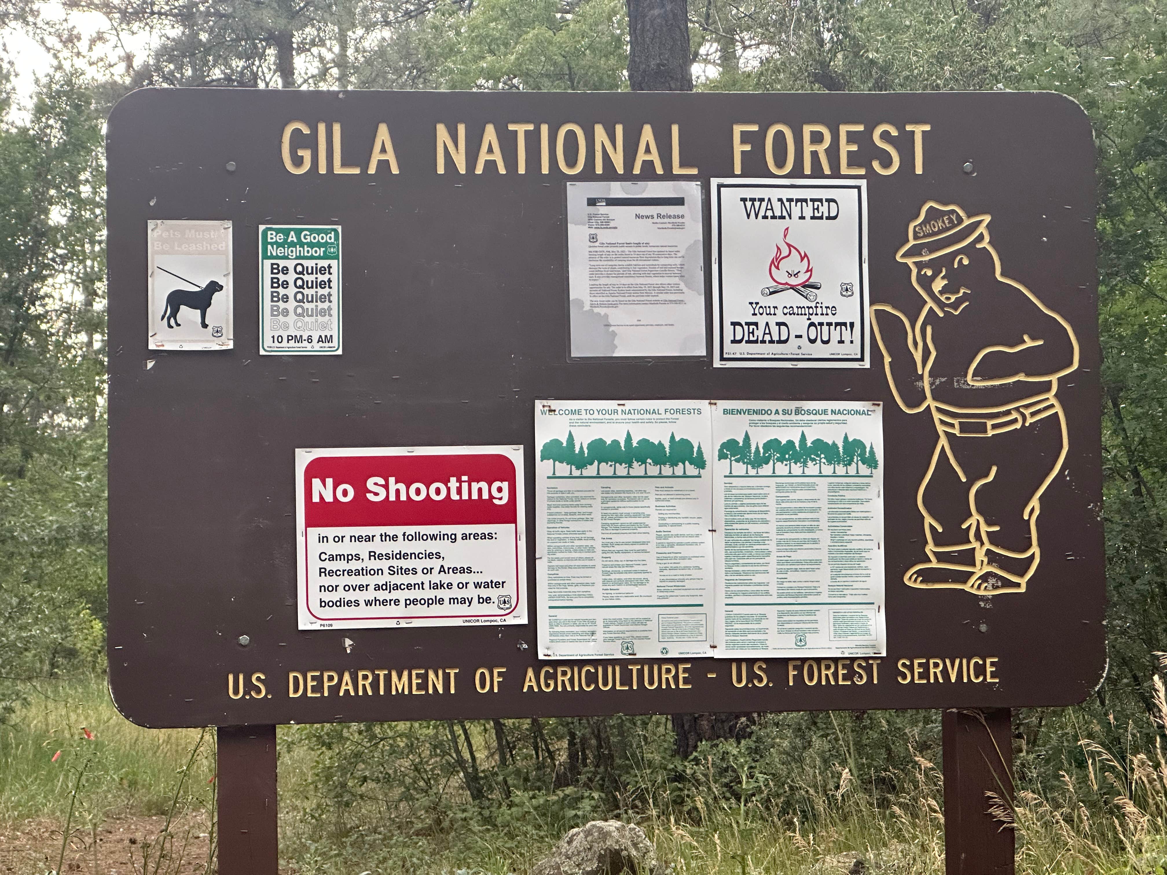 Camper-submitted photo at Cherry Creek Campground near Arenas Valley, NM