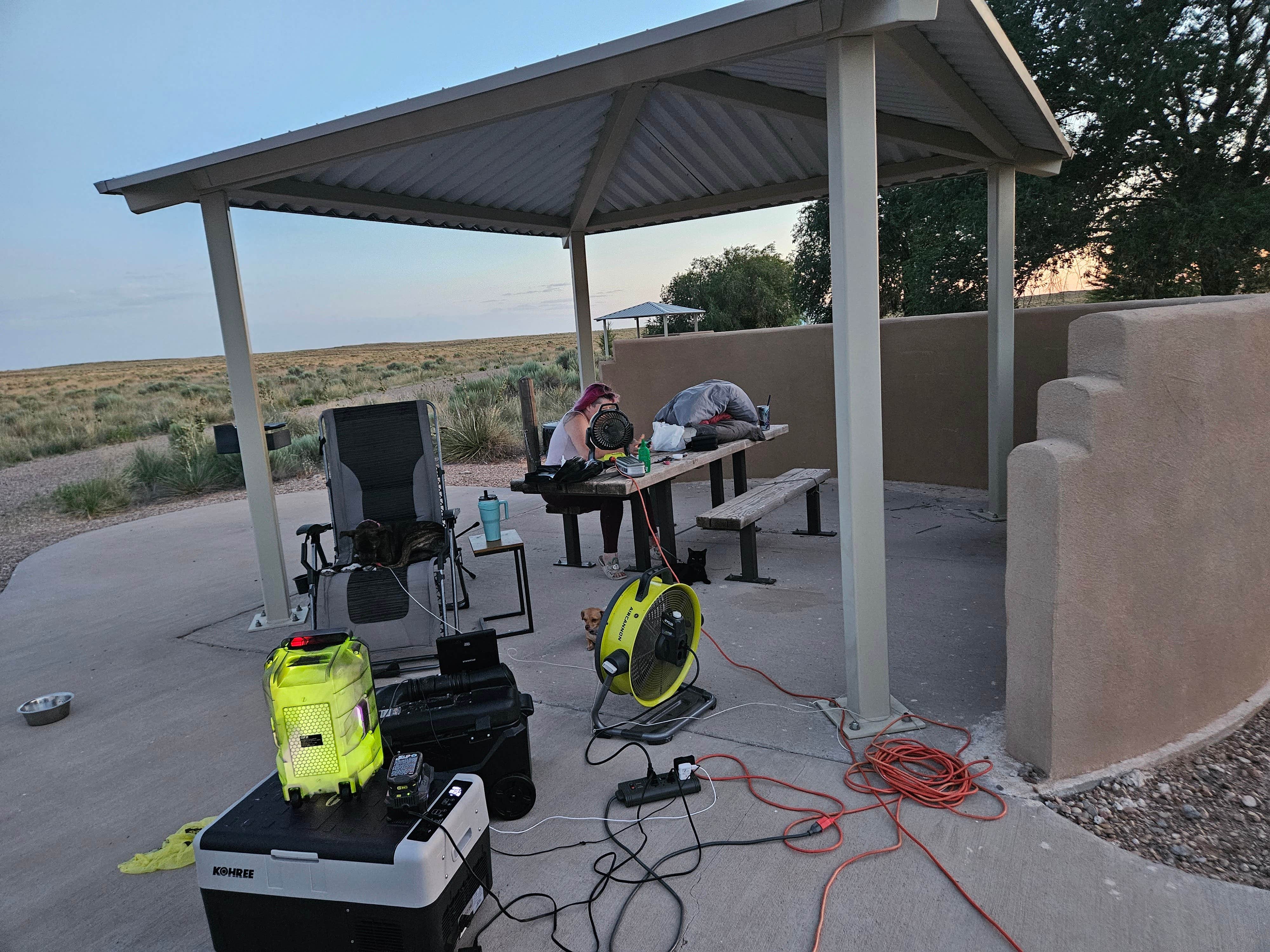 Gregg T.'s photo of camping with pets at Oasis State Park Campground near Portales, NM