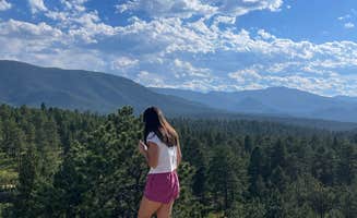 andrea C.'s photo of camping with pets at Buffalo Creek Recreation Area near Castle Pines, CO