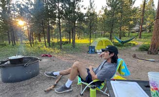 andrea C.'s photo of a dispersed camping area at Buffalo Creek Recreation Area near Buffalo Creek, CO