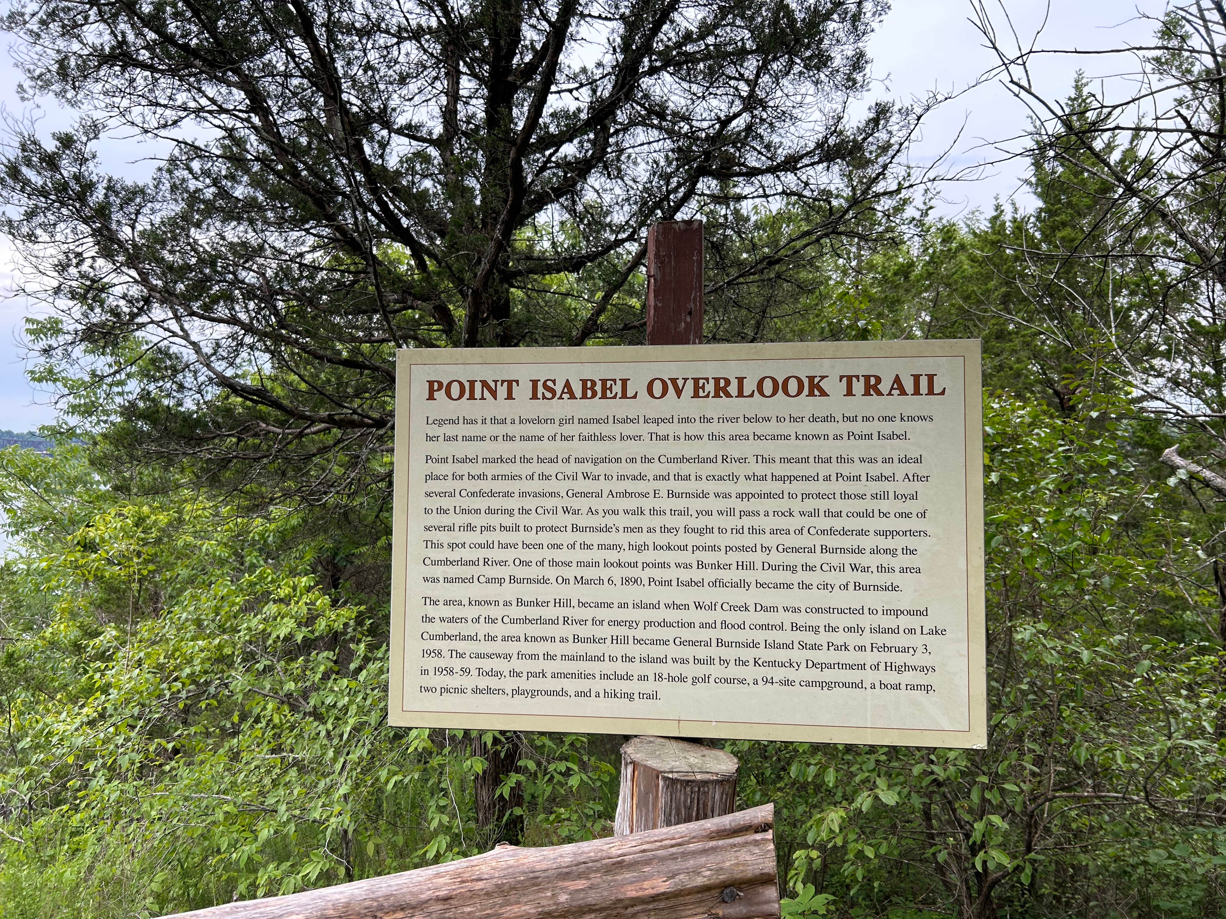 Camper-submitted photo at General Burnside Island State Park Campground near Stanford, KY