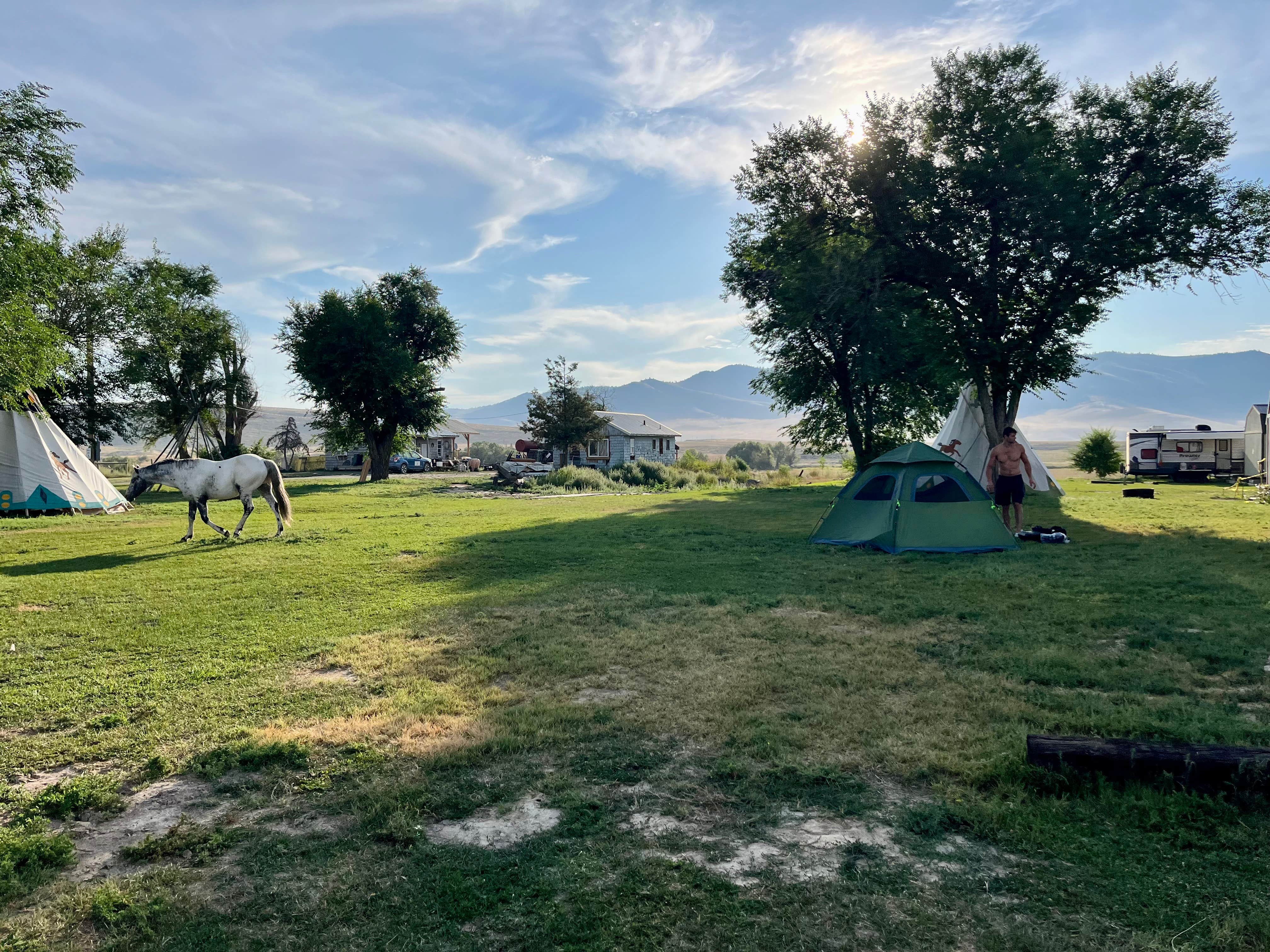 Camper-submitted photo at Wild Horse Hot Springs near Proctor, MT