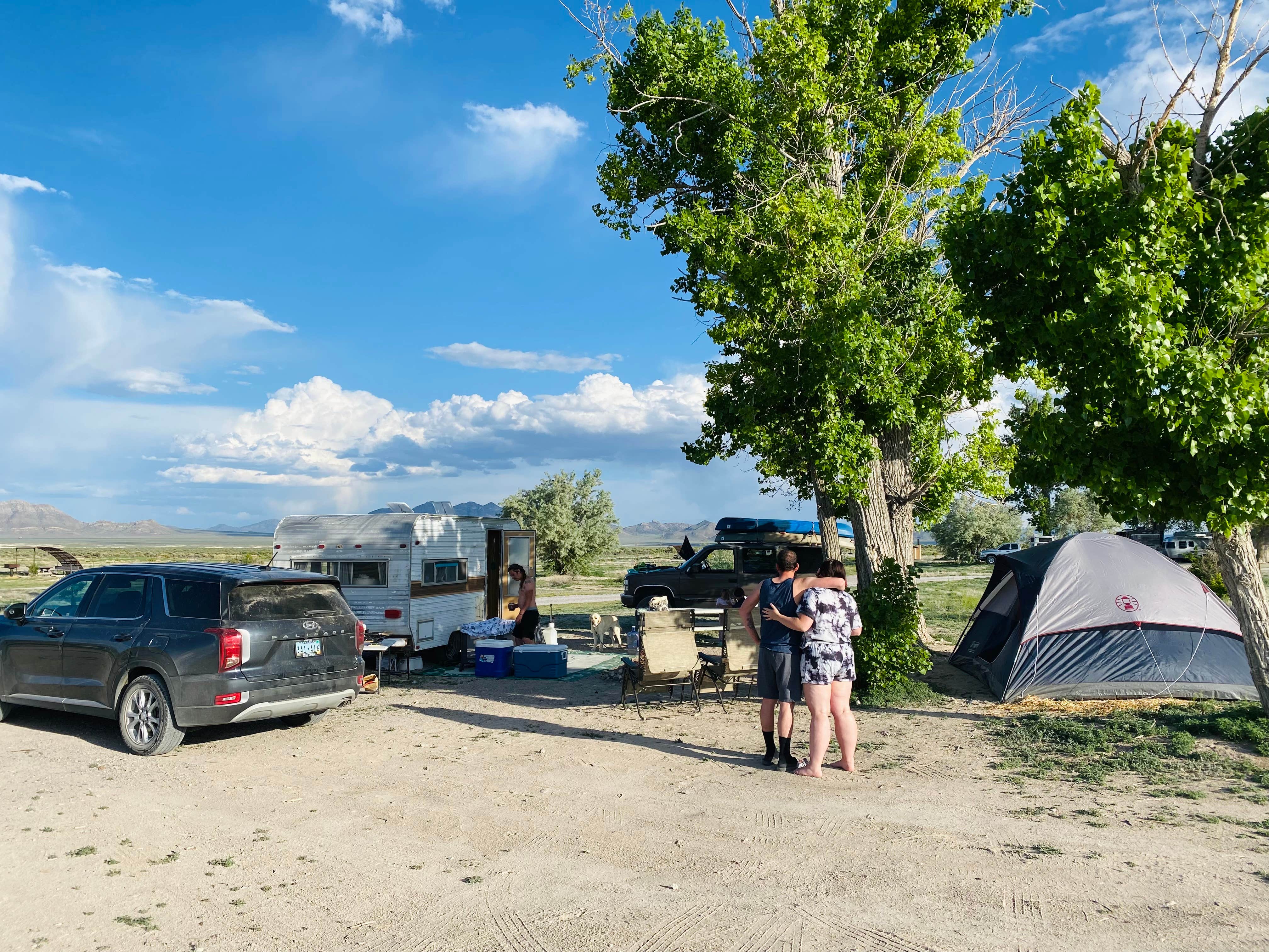 Catarina B.'s photo of camping with pets at Dave Deacon Campground - Wayne E Kirch Wildlife Management Area near Pioche, NV