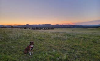 Steve's photo of a dispersed camping area at Comanche Peak View Campground near Laramie, WY