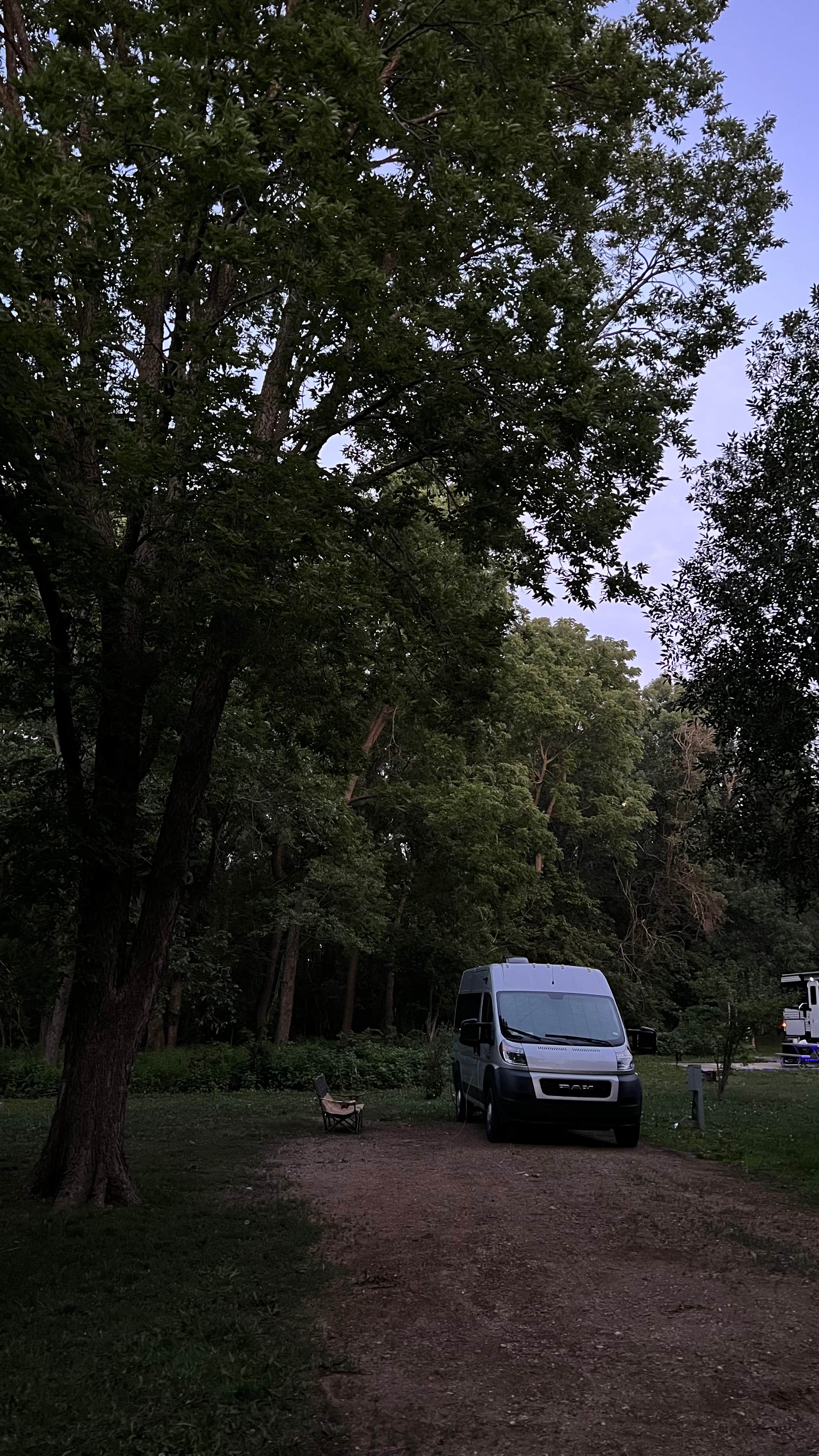 Cari E.'s photo of rv camping at Newton Hills Campground — Newton Hills State Park near Paullina, IA