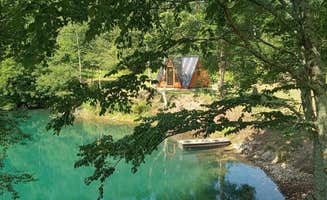 Amber W.'s photo of a cabin at The Oasis at Bear Run Farm near Burlington, WV