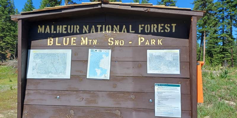 Camper submitted image from Blue Mtn Sno Park