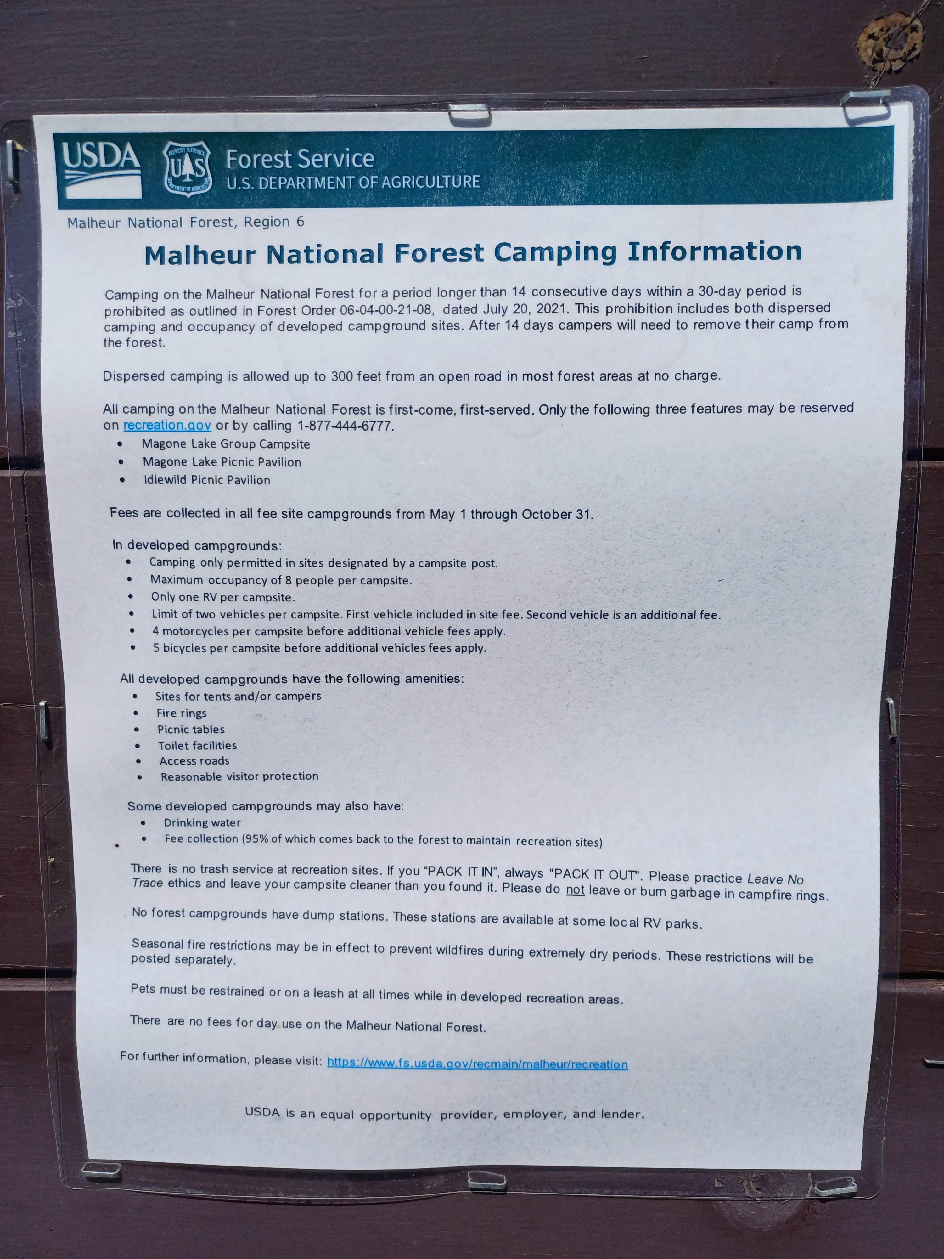 Camper-submitted photo at Blue Mtn Sno Park near Unity, OR