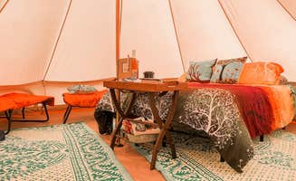 Aimee B.'s photo of glamping accommodations at C&A Adventure near Grayling, MI