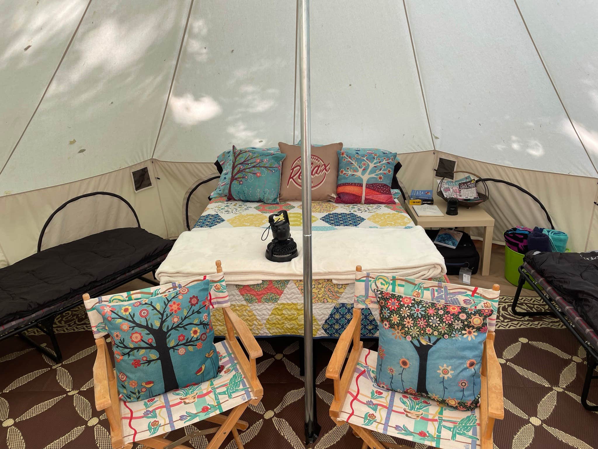 Aimee B.'s photo of glamping accommodations at C&A Adventure near Maple City, MI