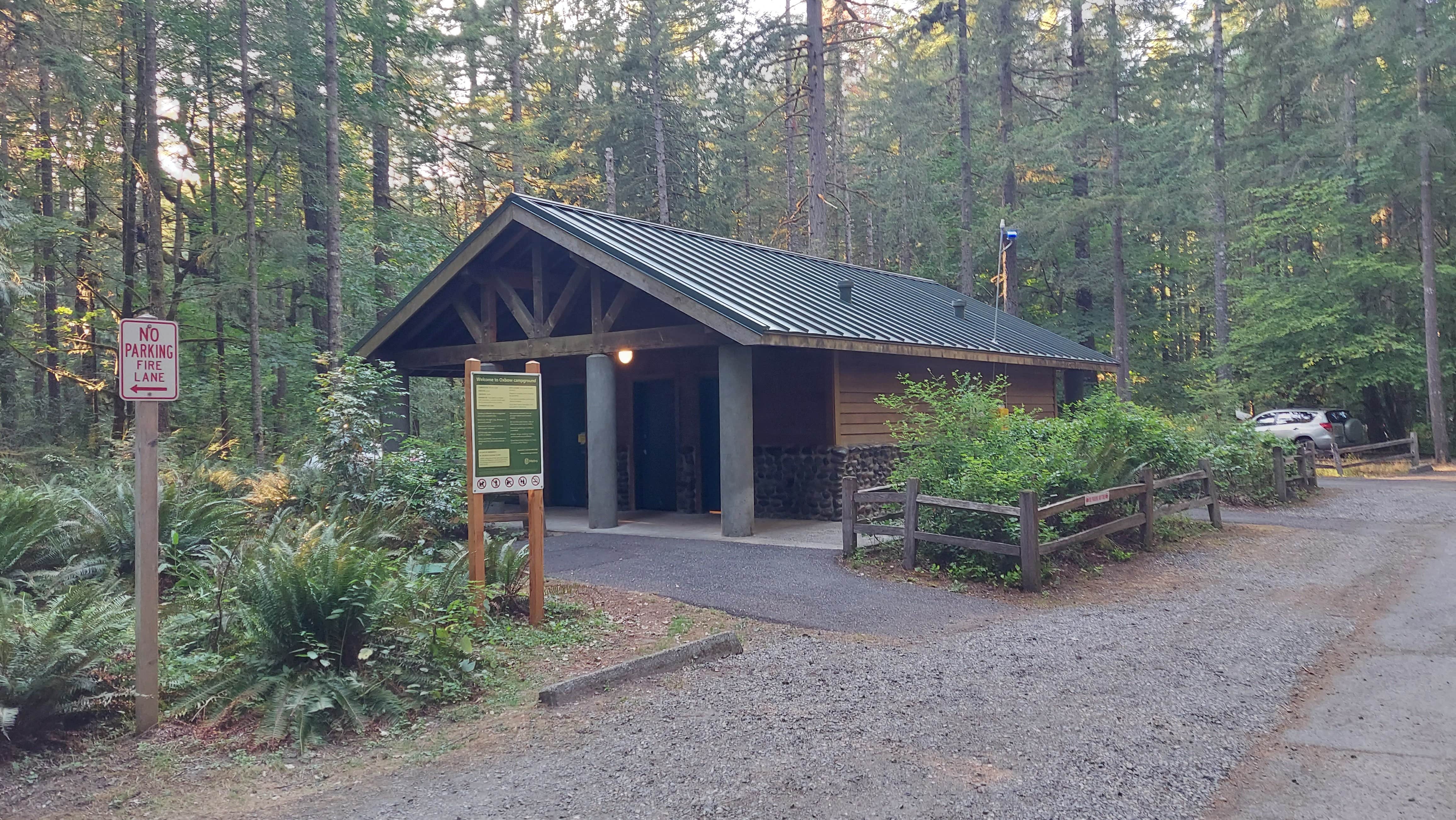 Berton M.'s photo of glamping accommodations at Oxbow Regional Park near Hillsboro, OR
