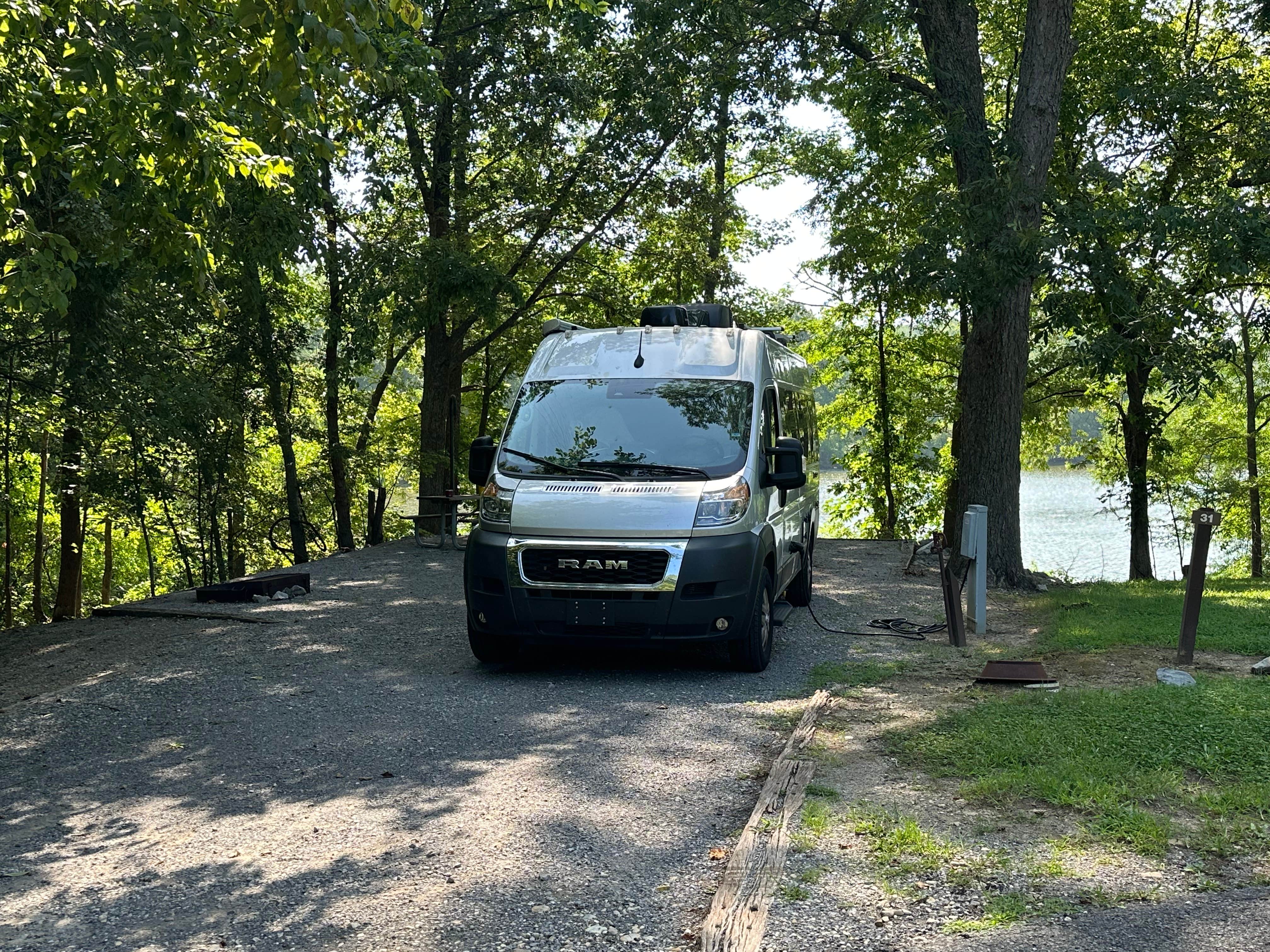 Pam & Steve S.'s photo of rv camping at Hurricane Creek near Dawson Springs, KY