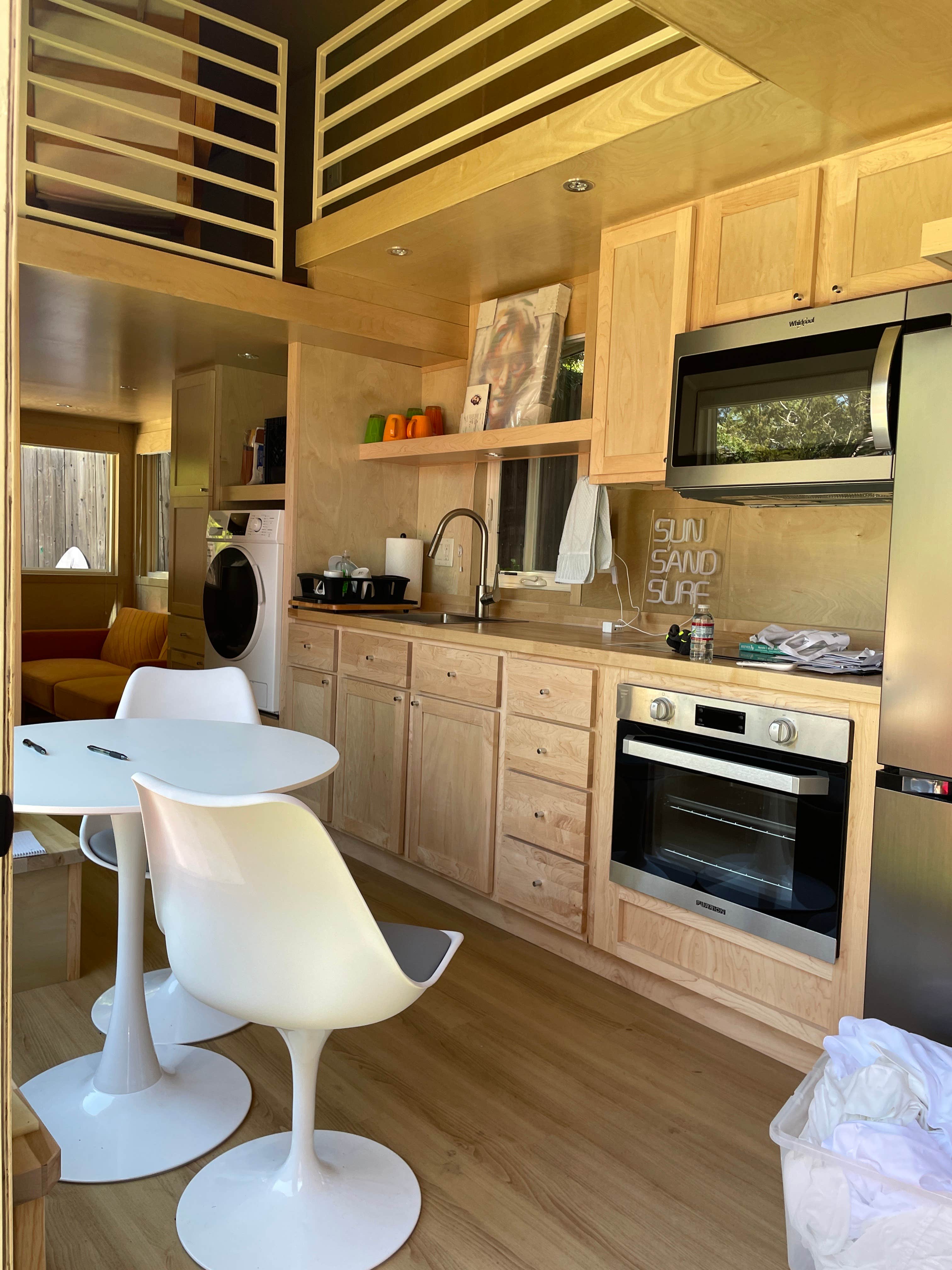 Camper-submitted photo at Tiny house under the oak tree near Port Hueneme, CA