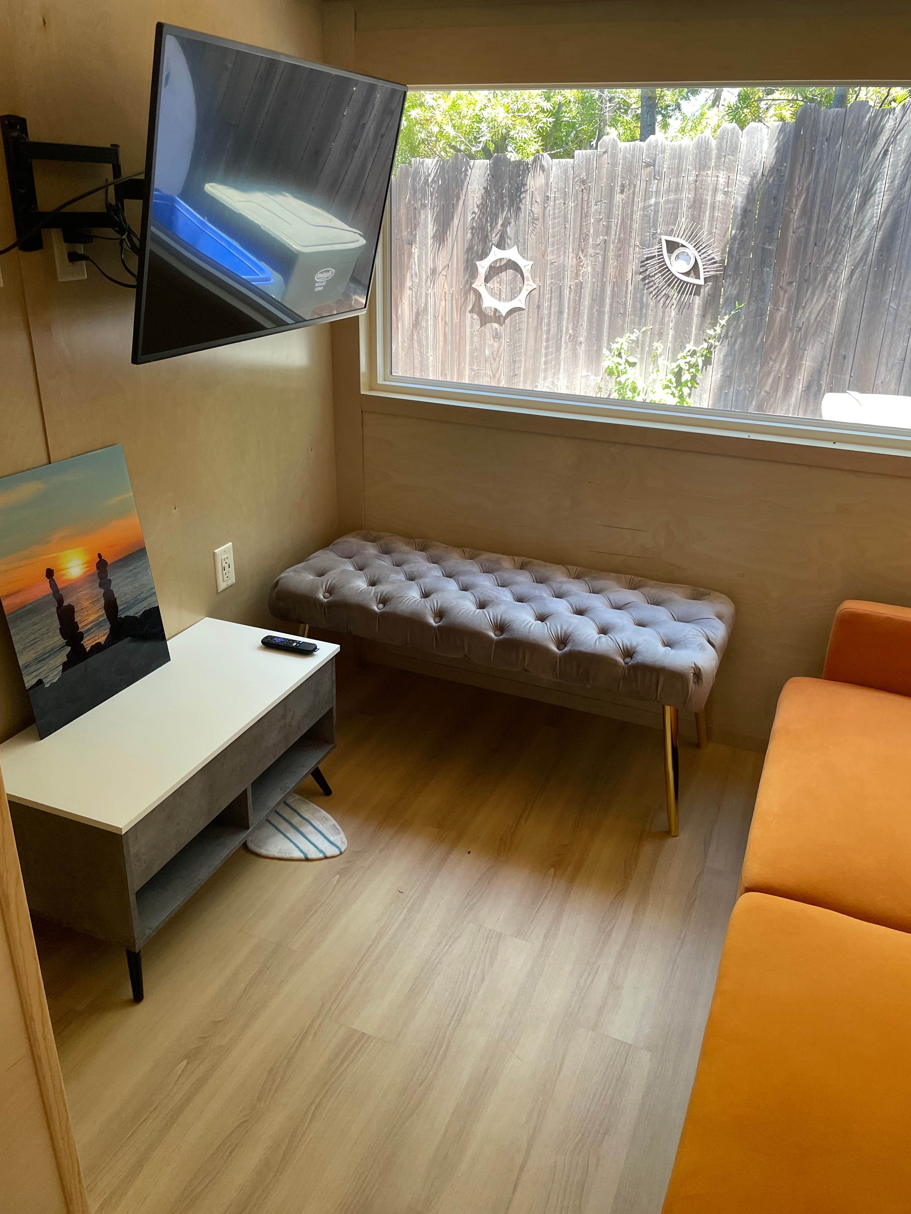 Camper-submitted photo at Tiny house under the oak tree near Port Hueneme, CA