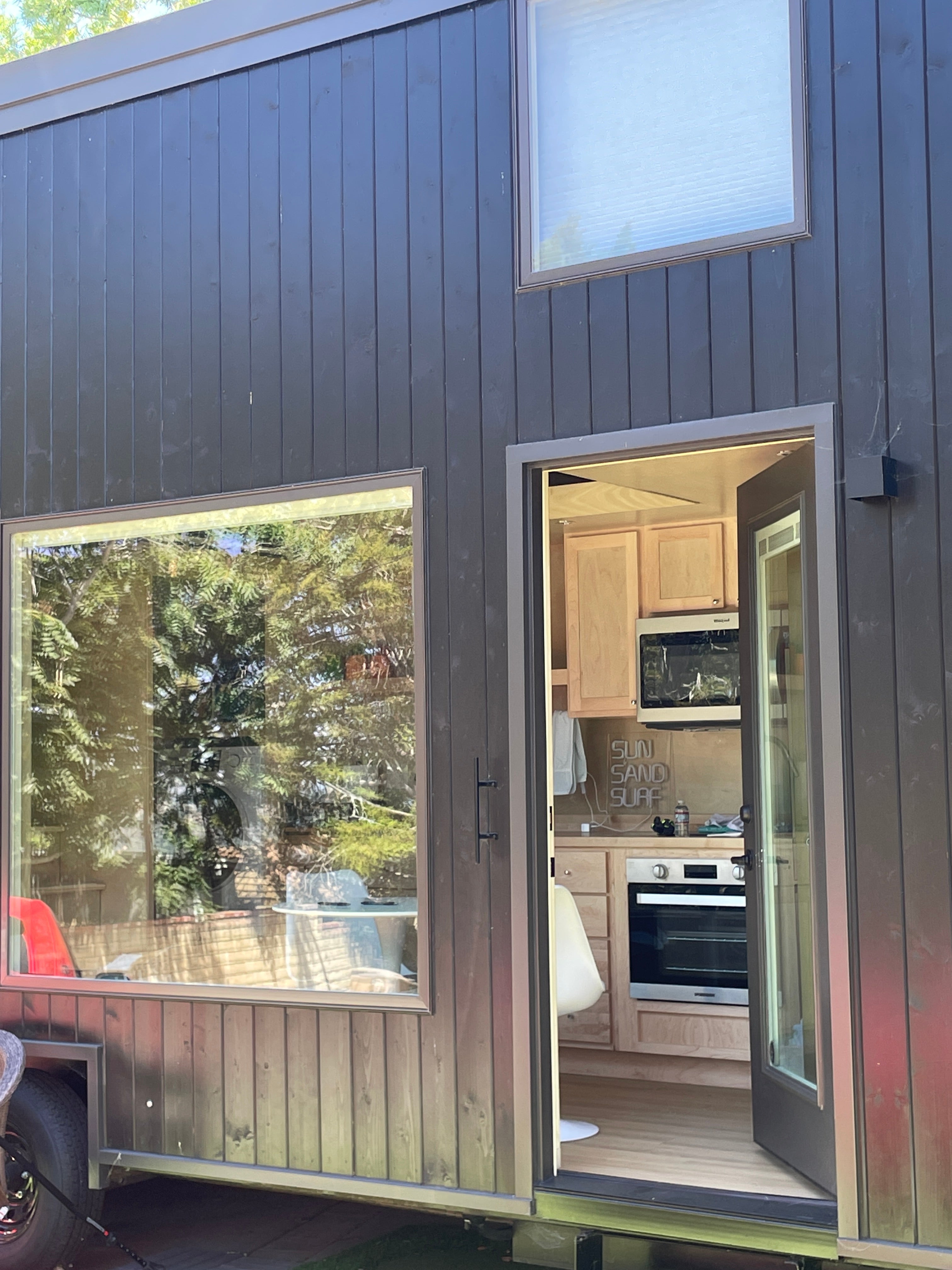 Camper submitted image from Tiny house under the oak tree - 1