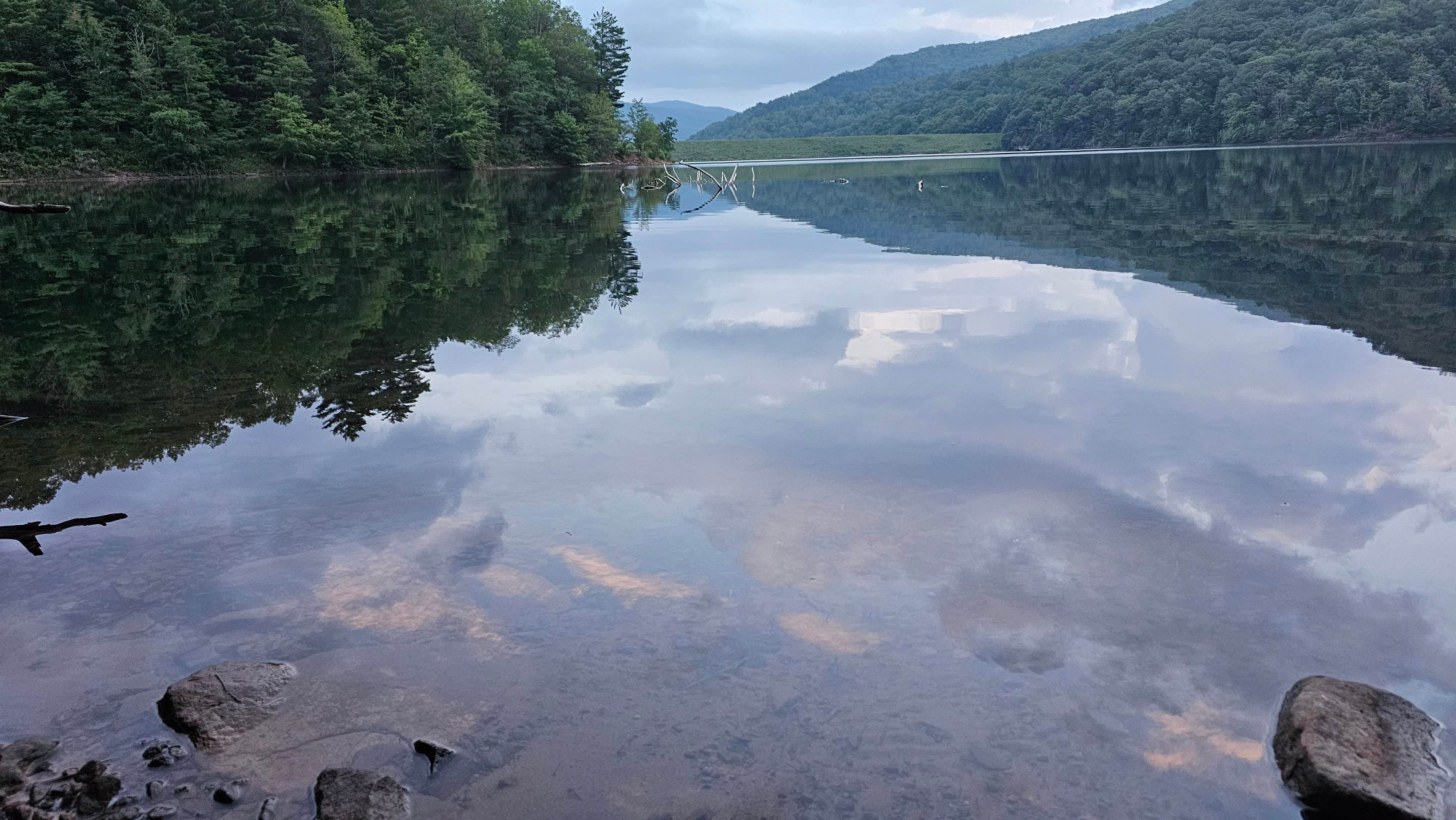 Matt M.'s photo of a dispersed camping area at Switzer Lake Dispersed Camping near Shenandoah National Park