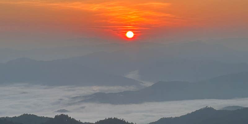 Camper submitted image from Wesser Bald Fire Tower